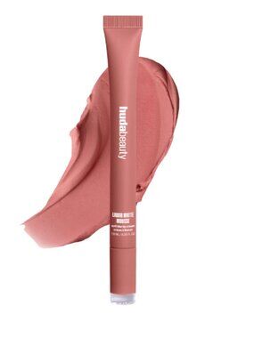 HUDA BEAUTY Liquid Matte Mousse Soft Blur Lip Cream | Rosy Nude | NEW MAKEUP